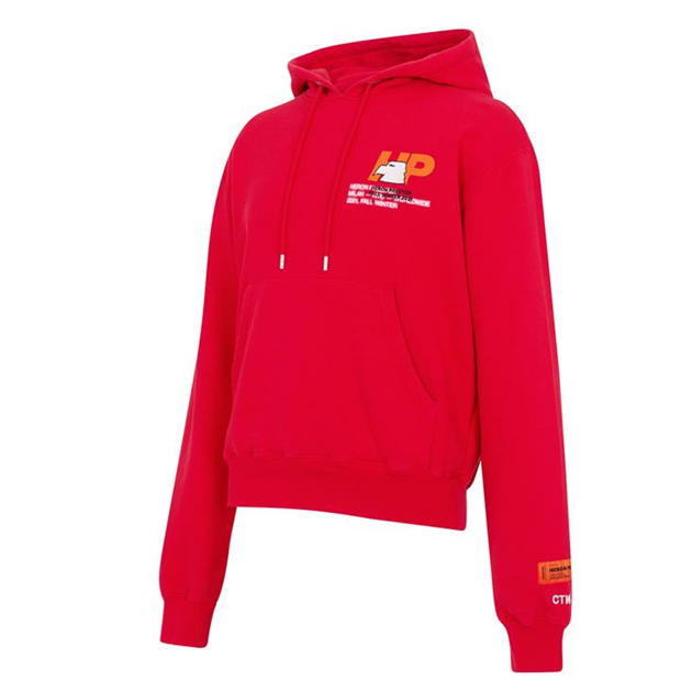 Heron Preston Red Logo Hoodie