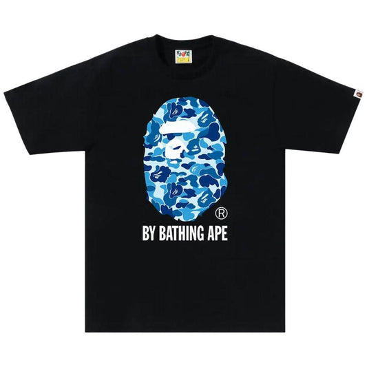 BAPE BIG APE HEAD CAMO T-SHIRT BLACK / BLUE