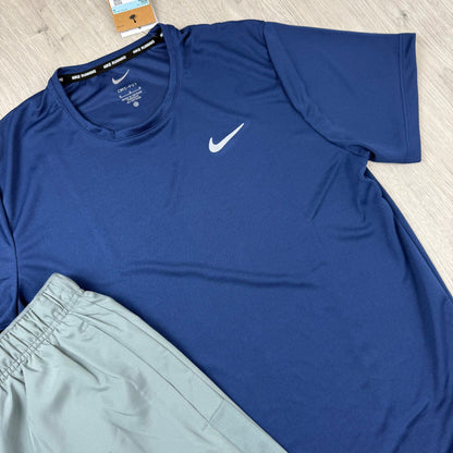 Nike 'Miler' Set - Navy/Smoke Grey