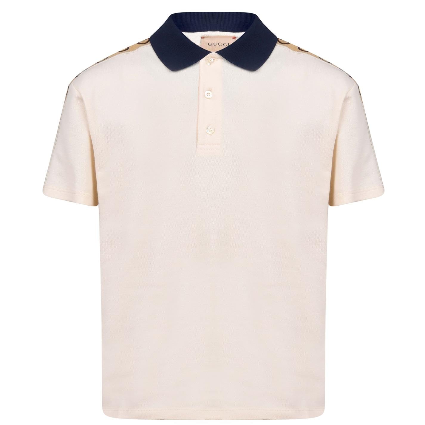 Kids Gucci Logo Tape Polo