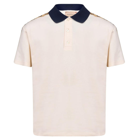 Kids Gucci Logo Tape Polo