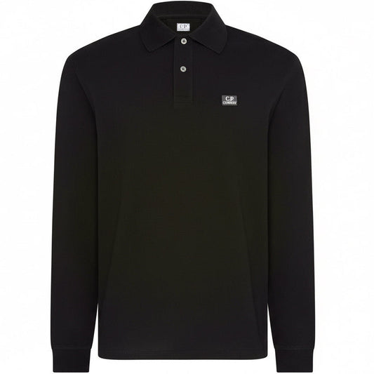 CP Company Navy Long Sleeved Polo
