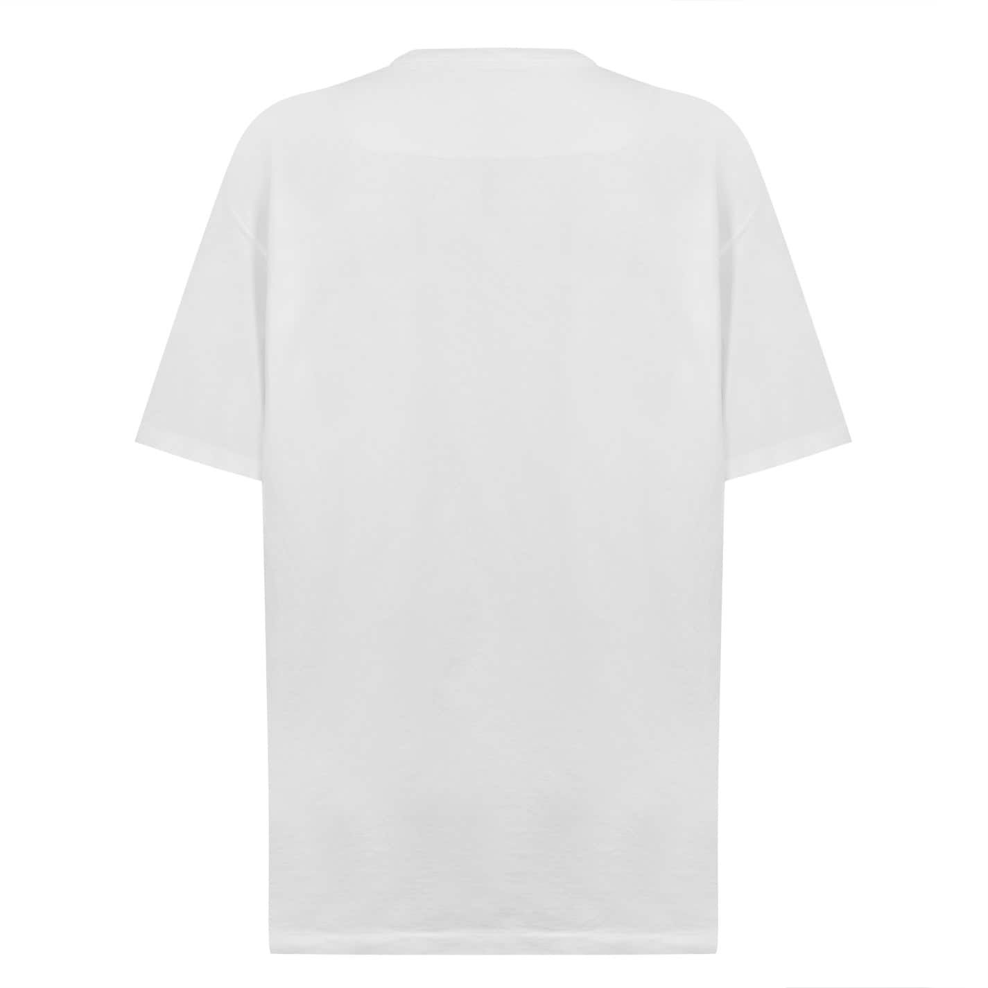 Stone Island White Embroidered Logo T-Shirt