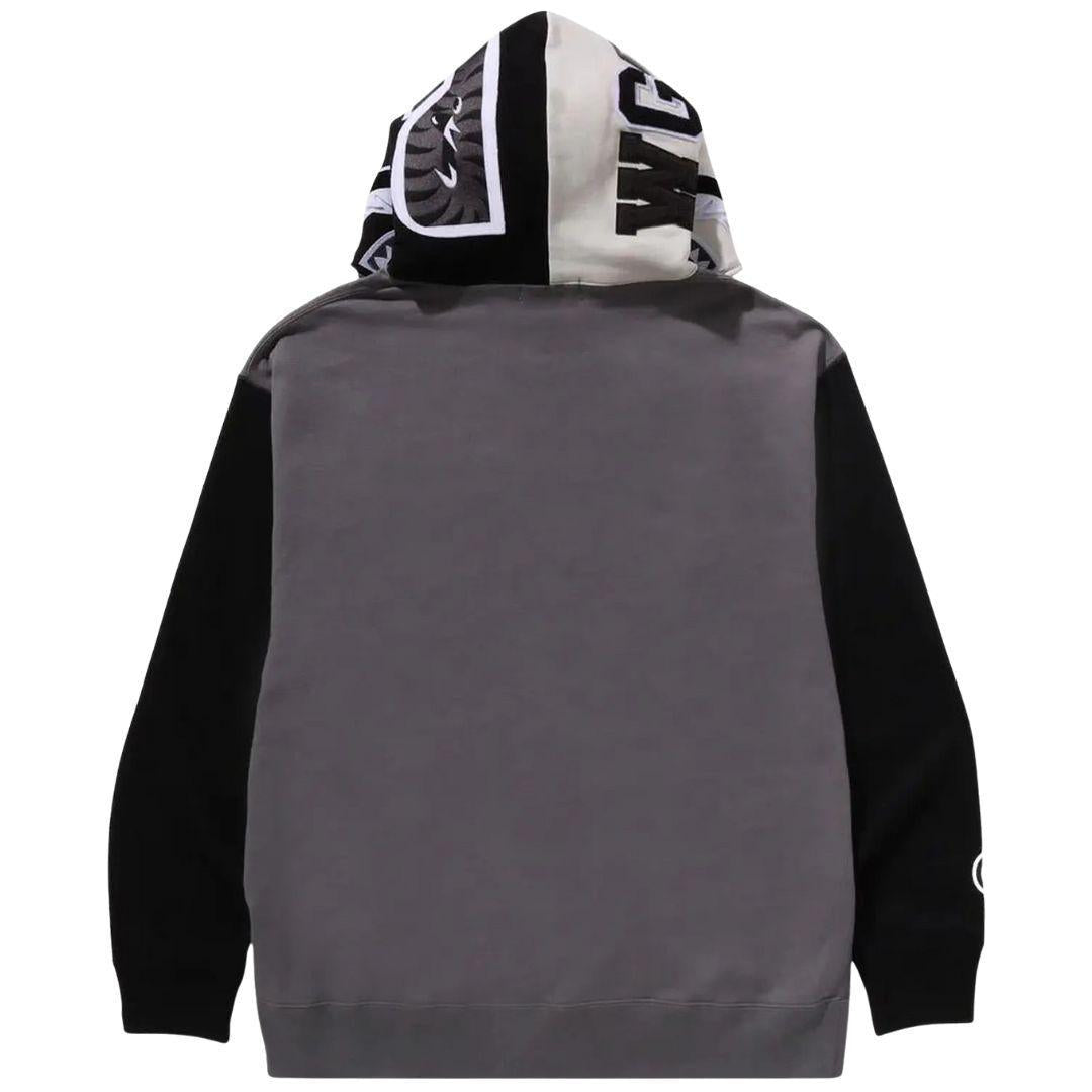 BAPE SHARK #1 FULL ZIP HOODIE BLACK/GREY