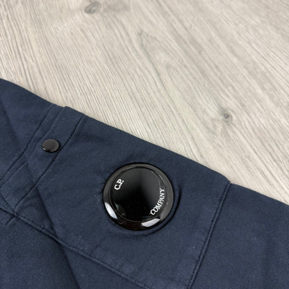 CP Company Light Fleece Zip Sweatshirt - Navy