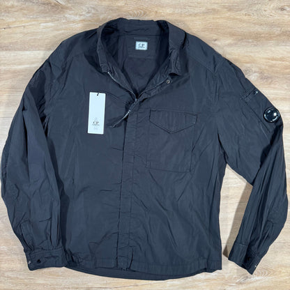 C.P. Company Chrome-R Lens Overshirt in Black