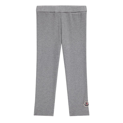 Kids Moncler Grey Logo Leggings