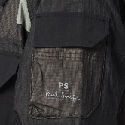 Paul Smith Contrast Panel Hooded Shell Jacket