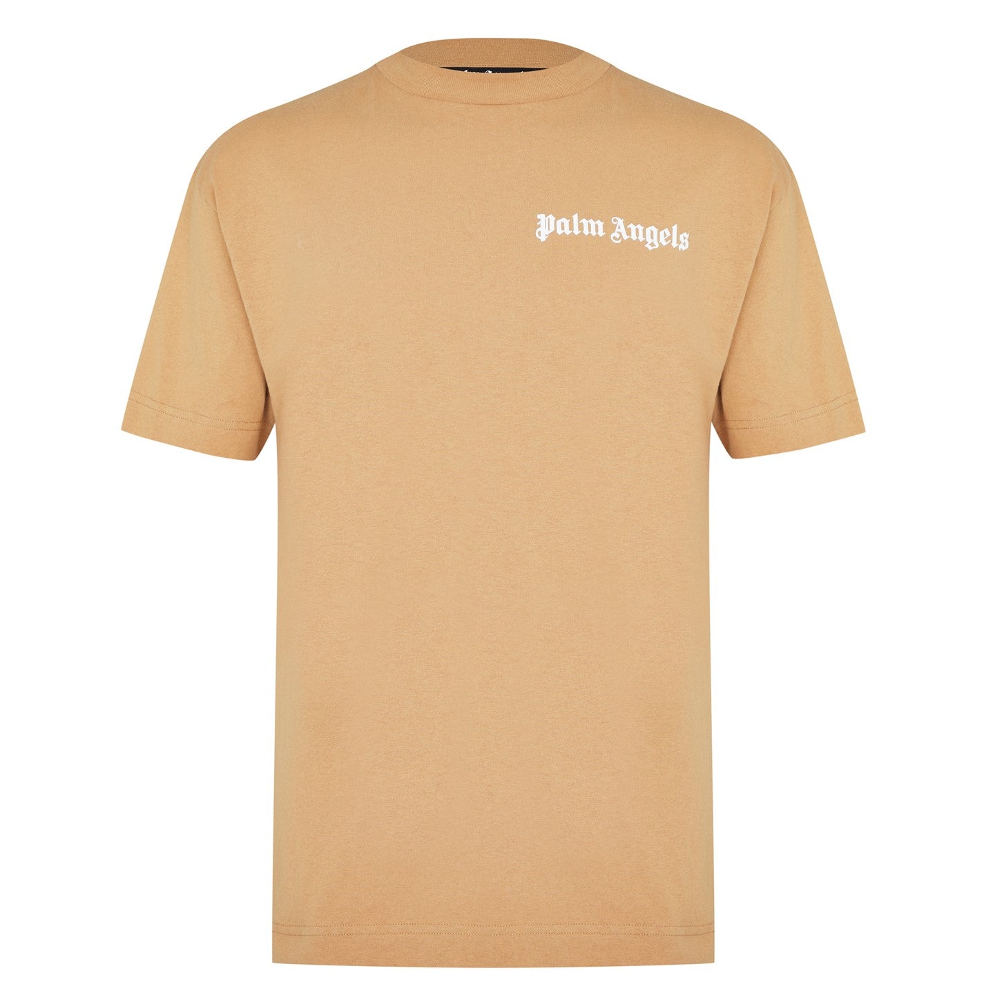 Palm Angels Tan Basic Logo T-Shirt