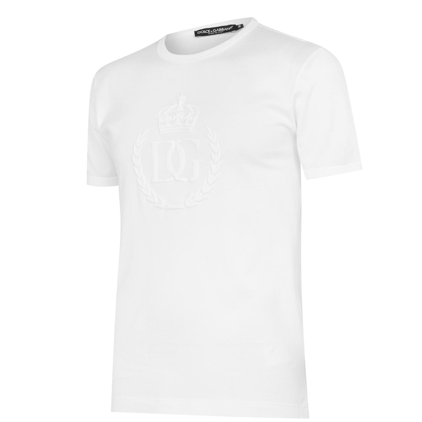 Dolce & Gabbana White Crest Tee