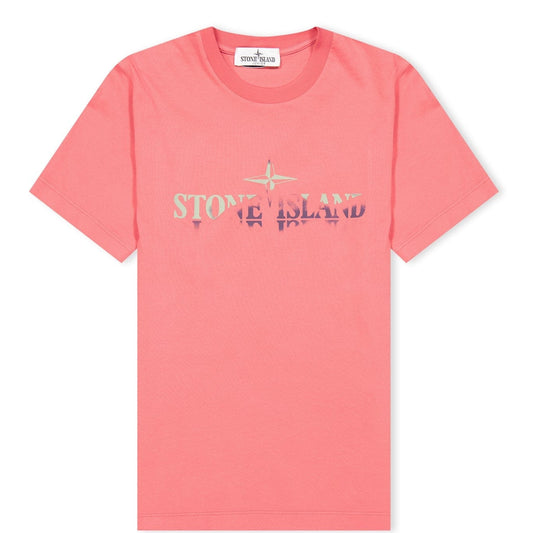 Stone Island Junior Two-Tone Logo T-Shirt
