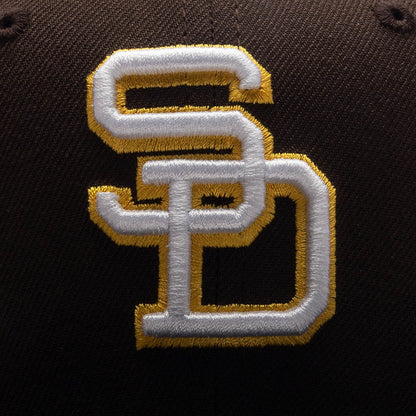 Feature x New Era 59FIFTY Fitted SD Padres Cooperstown - Walnut/Black/Cotton Pink