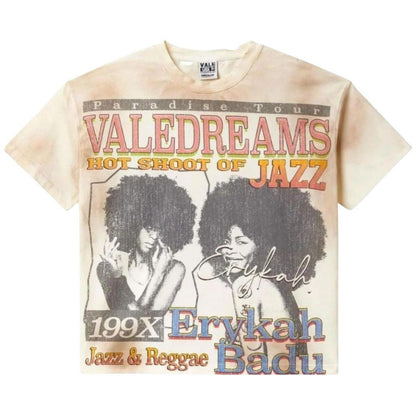VALE FOREVER ERYKAH BADU T-SHIRT CREAM