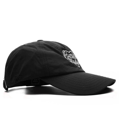 5 Panel Nylon Cap - Black