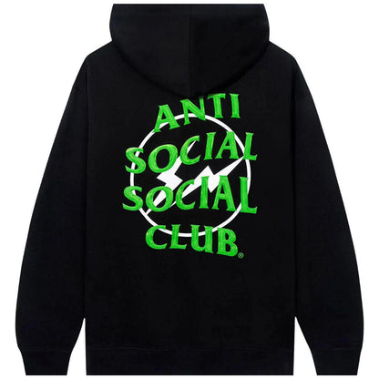 ANTI SOCIAL SOCIAL CLUB X FRAGMENT PRECIOUS PETALS HOODIE BLACK/GREEN