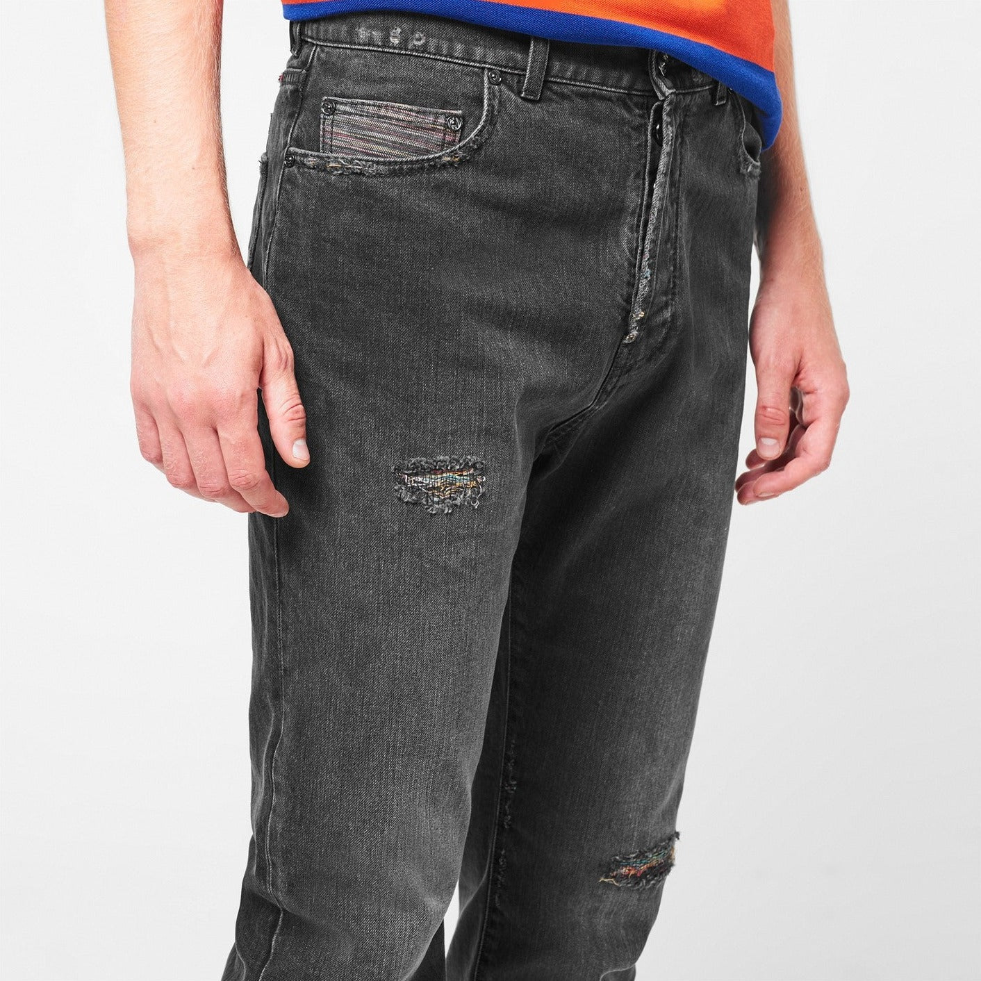 Missoni Distressed Denim Jeans