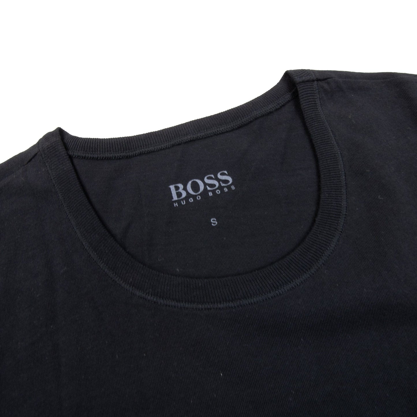 Pre-Loved BOSS Mens Regular Fit Crew Neck Black 2XL