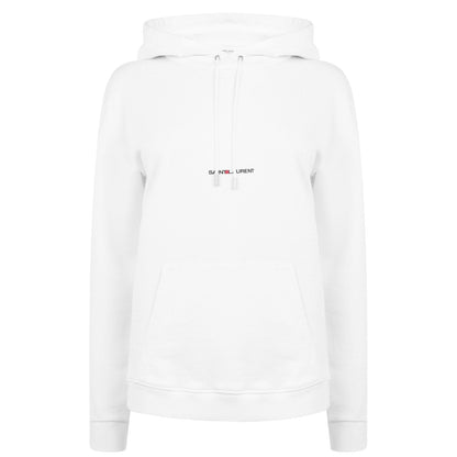 Womens Saint Laurent White Hoodie