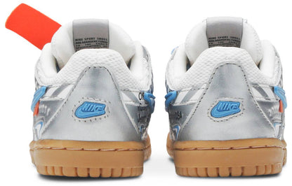 NIKE RUBBER DUNK OFF WHITE UNC BLUE (TD)
