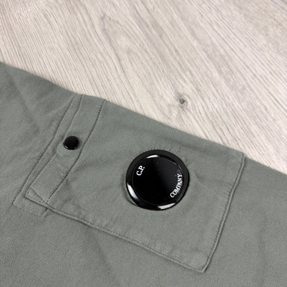 CP Company Light Fleece Zip Sweatshirt - Gunmetal
