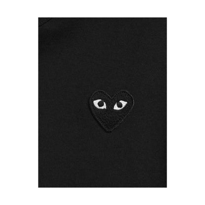 COMME DES GARÇONS PLAY BLACK HEART LONGSLEEVE BLACK