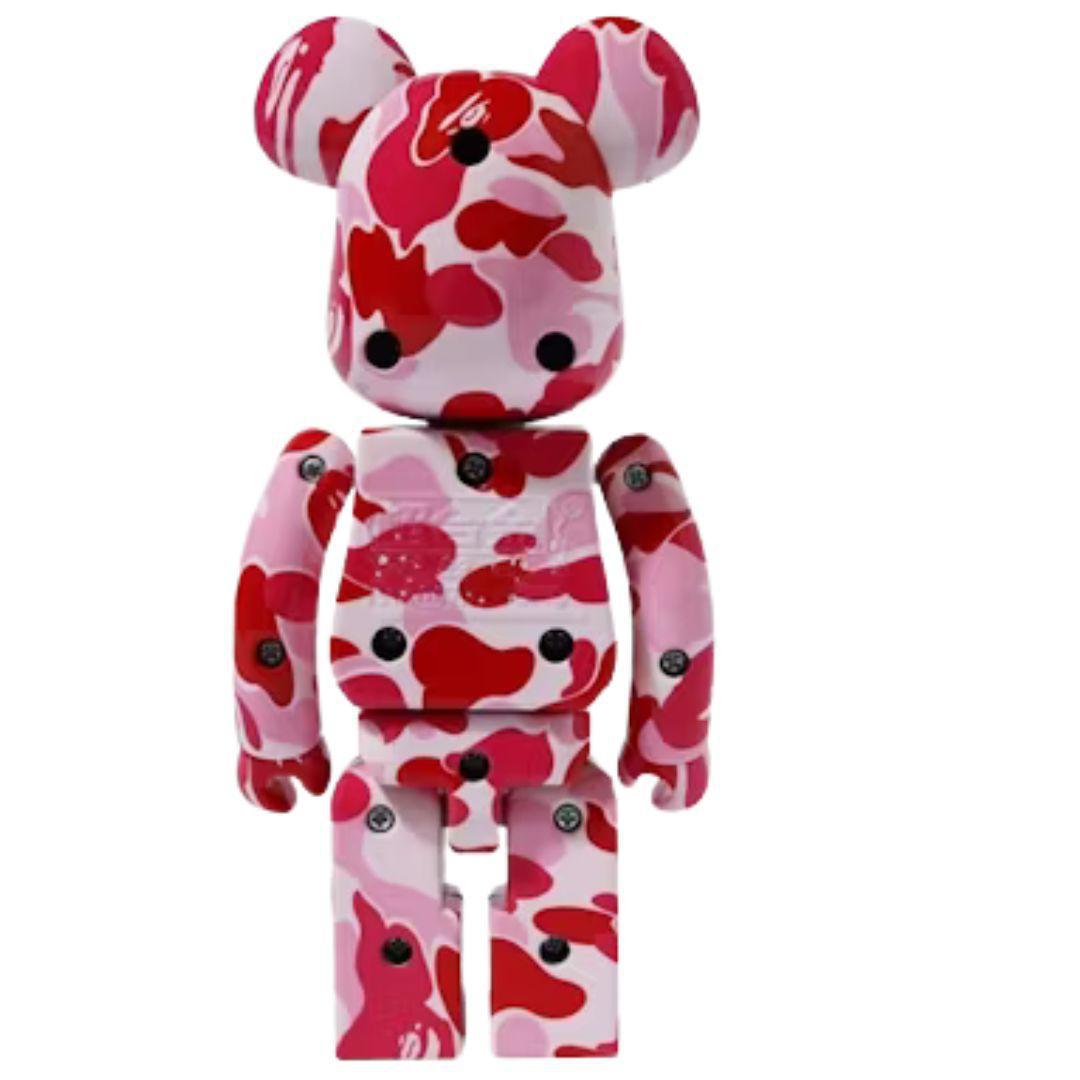 BEARBRICK X BAPE ABC CAMO CHOGOKIN 200% PINK