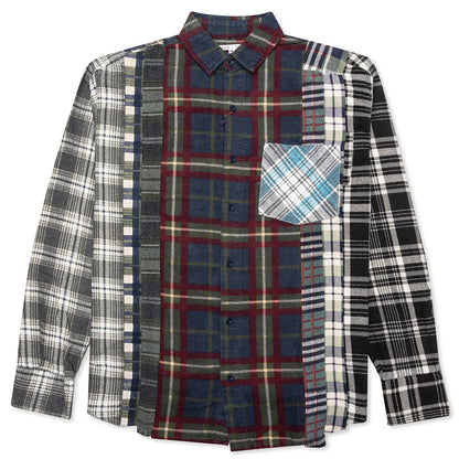 7 Cuts Flannel Shirt - Assorted