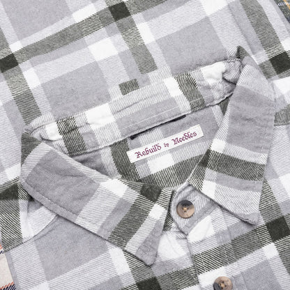 7 Cuts Wide Flannel Shirt - Assorted