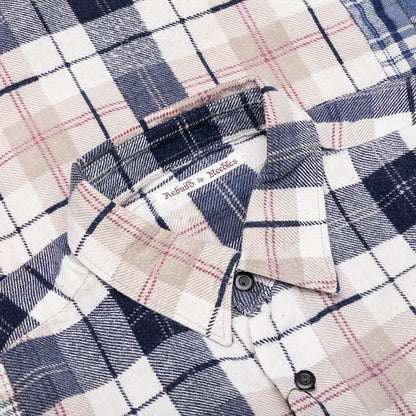 7 Cuts Wide Flannel Shirt - Assorted