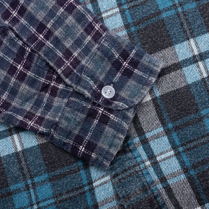 7 Cuts Wide Flannel Shirt - Assorted