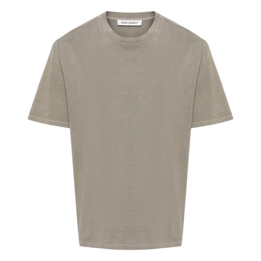 OUR LEGACY JERSEY T-SHIRT WORN GREY