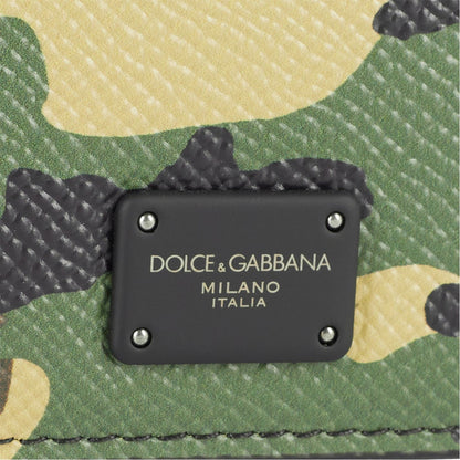 Dolce & Gabbana Camo Plaque Wallet