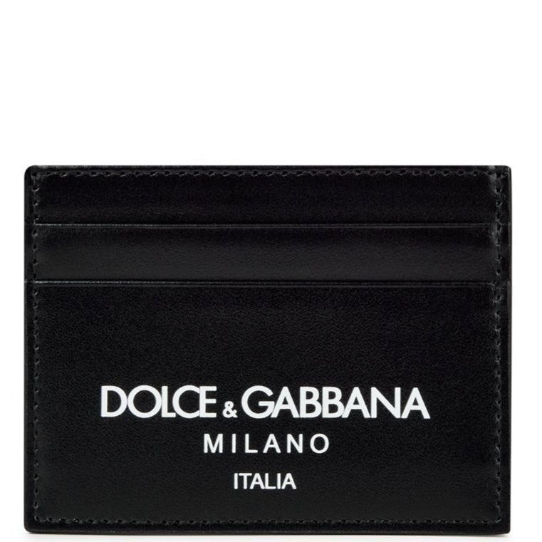 Dolce & Gabbana Black Logo Cardholer
