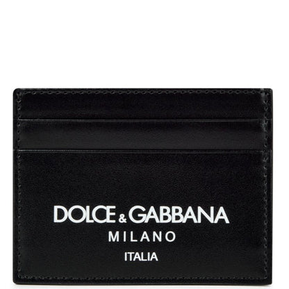Dolce & Gabbana Black Logo Cardholer