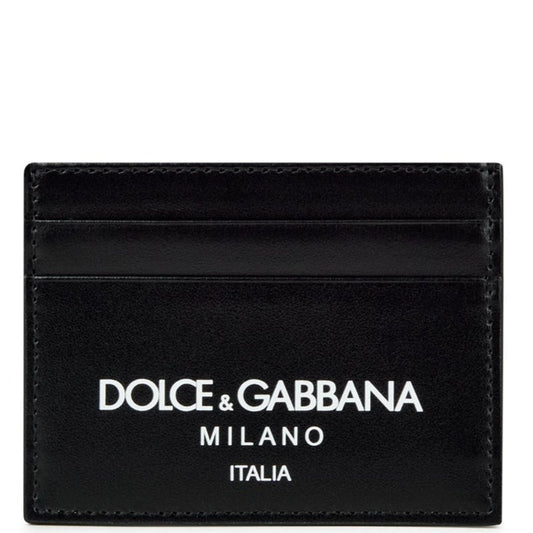 Dolce & Gabbana Black Logo Cardholer