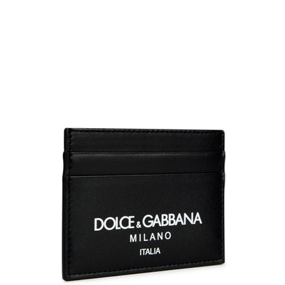 Dolce & Gabbana Black Logo Cardholer