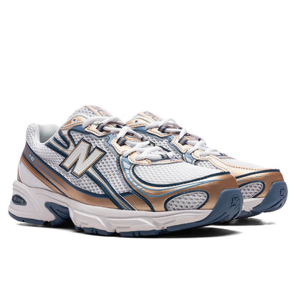 740 - Heron Blue/Vintage Indigo/Gold Metallic/Sea Salt