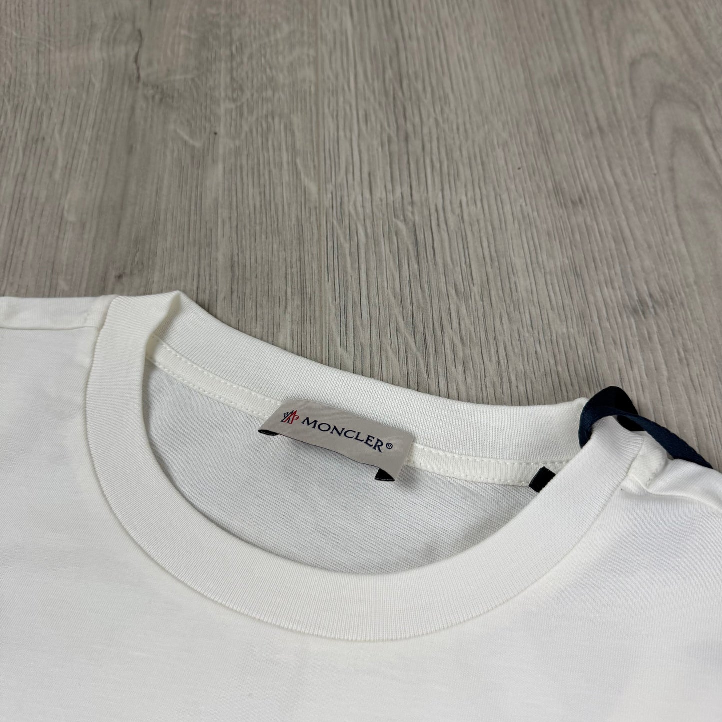 Moncler Junior Printed T-Shirt - White