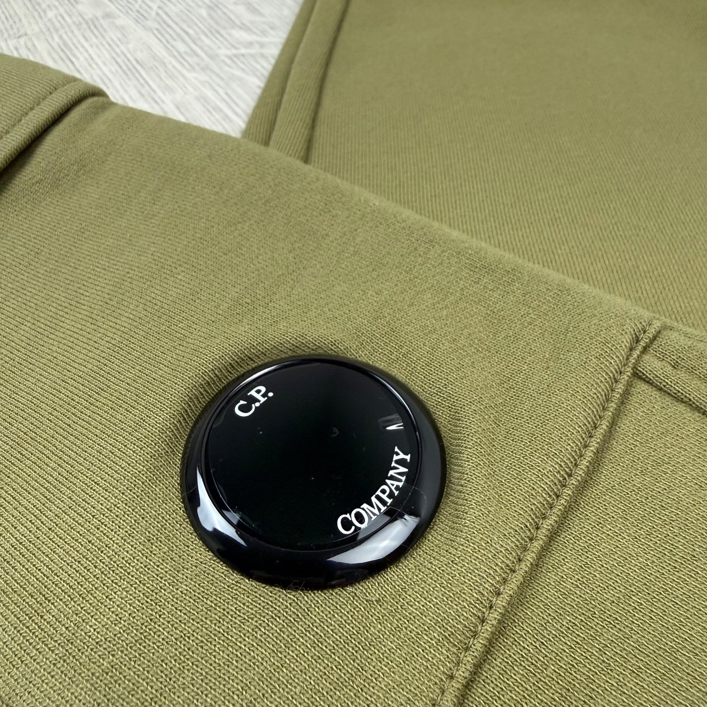CP Company Raised Fleece Sweatpants - Dried Herb