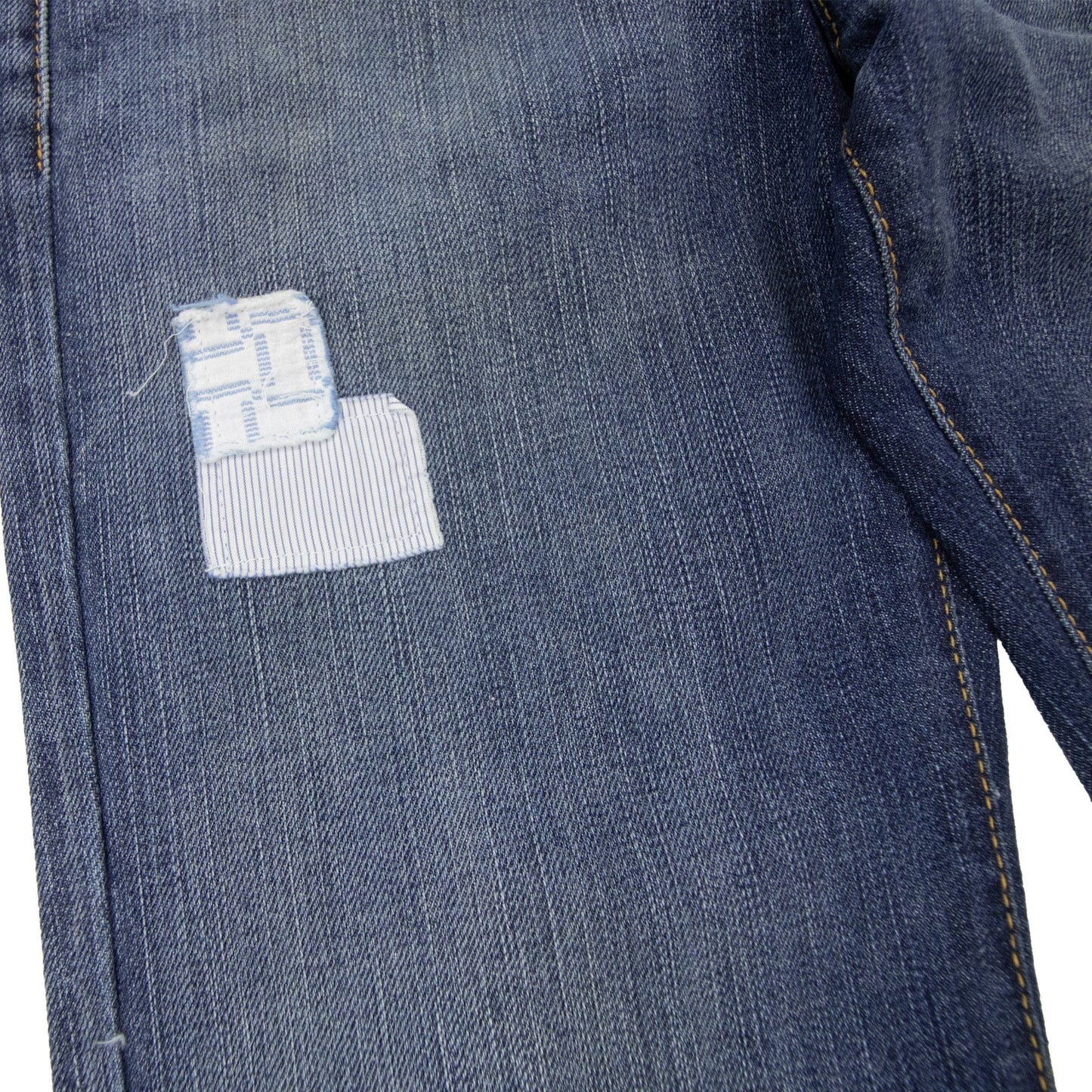 Womens Patchwork Jeans Denim 25"