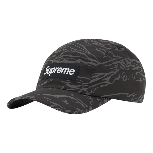 Supreme Tiger Camo Reflective Camp Cap 'Black Grey' SUP-FW22-1102