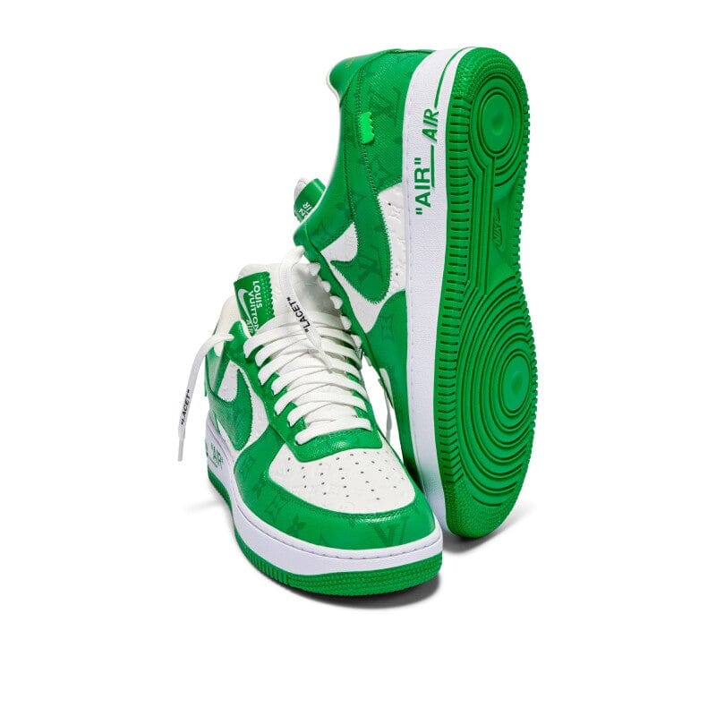 NIKE X LOUIS VUITTON AIR FORCE 1 GREEN