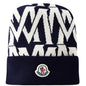 Moncler Logo Ribbed Knit Beanie