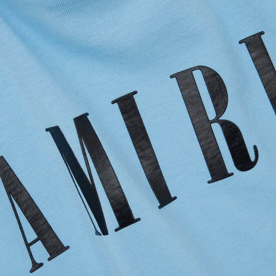 Kids Amiri Blue Logo T-Shirt