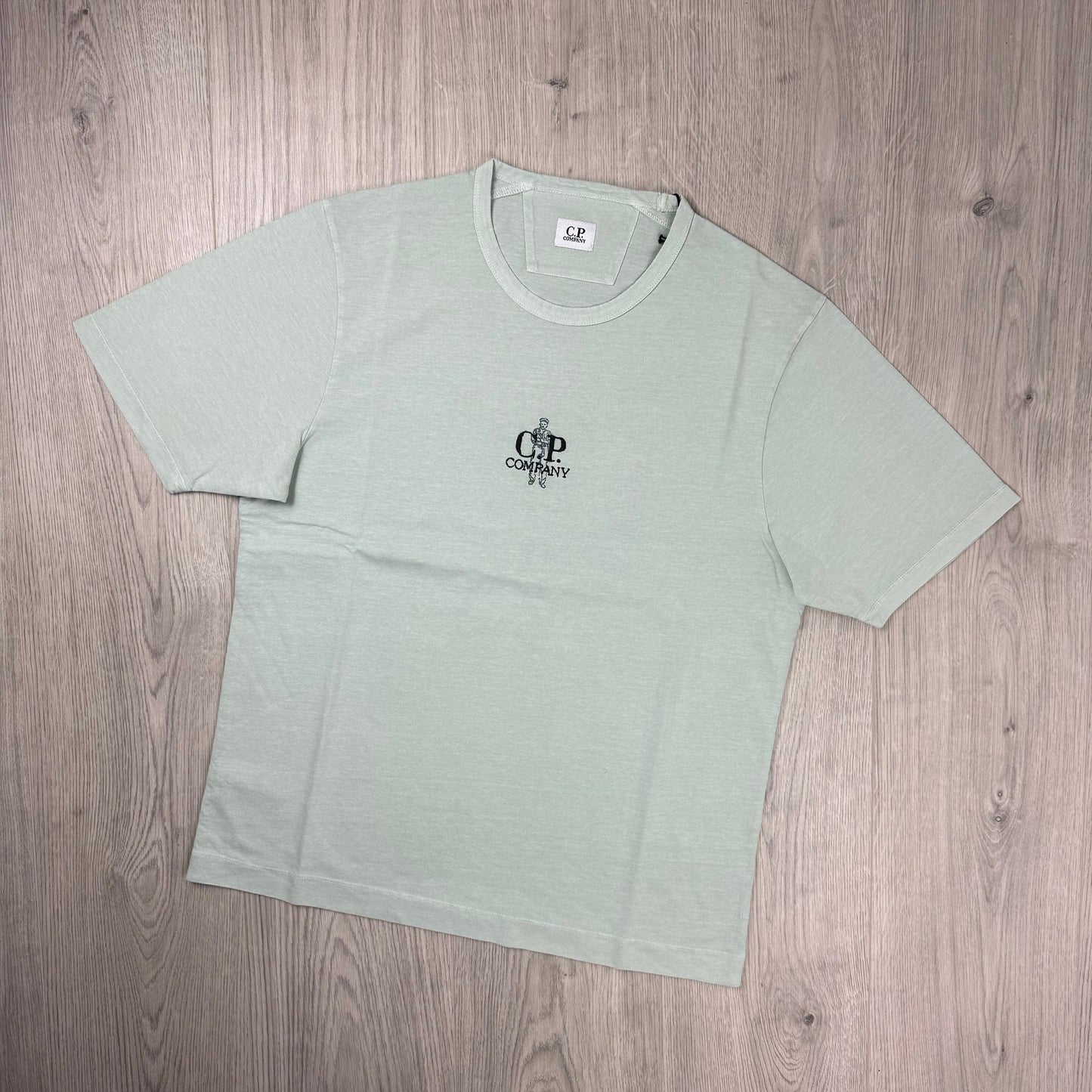 CP Company Embroidered Sailor T-Shirt - Misty Blue