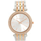 Michael Kors Silver & Rose Gold Watch