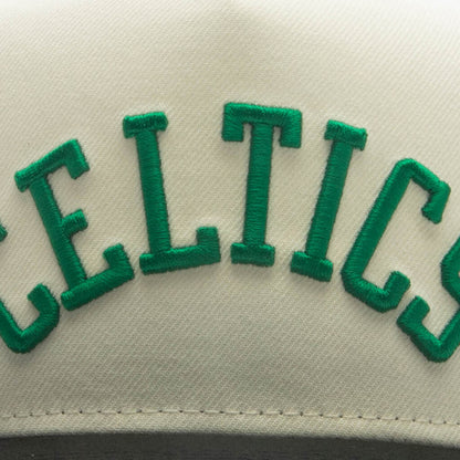 Feature x New Era 9FIFTY A-Frame Curve Hardwood Classics 2-Tone - Boston Celtics