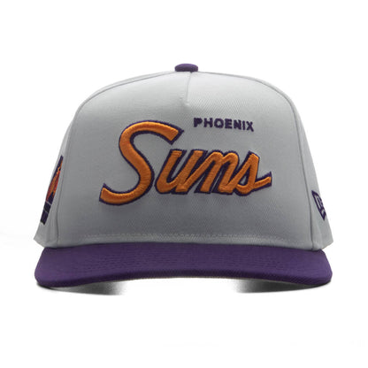 9FIFTY A-Frame Curved Hardwood Classics Script Snapback - Phoenix Suns