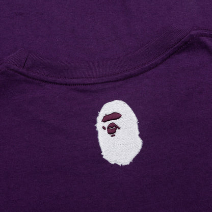 A Bathing Ape Logo Tee - Purple