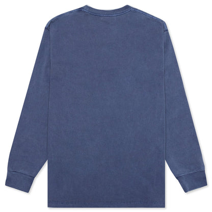 Overdye College L/S Tee - Navy